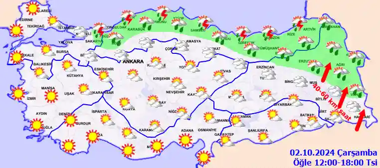 Hava durumu 3 Ekim 2024 Perşembe günü hava nasıl olacak?