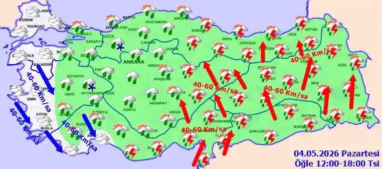 Hava durumu 4 Mayıs 2026 Pazartesi günü hava nasıl olacak?