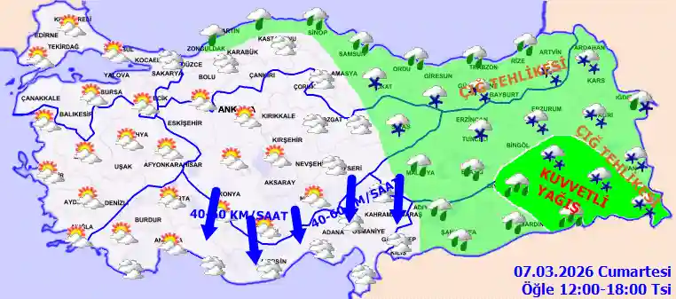 Hava durumu 8 Mart 2026 Pazar günü hava nasıl olacak?