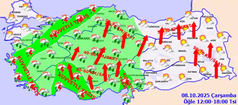 Hava durumu 9 Ekim 2025 Perşembe günü hava nasıl olacak?