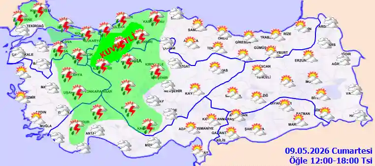 Hava durumu 9 Mayıs 2026 Cumartesi günü hava nasıl olacak?