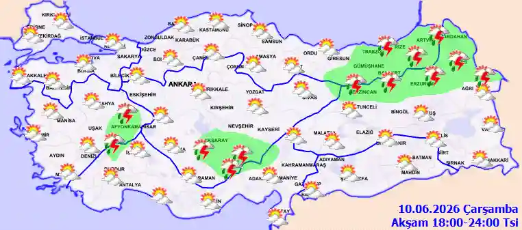 Wednesday Evening Weather