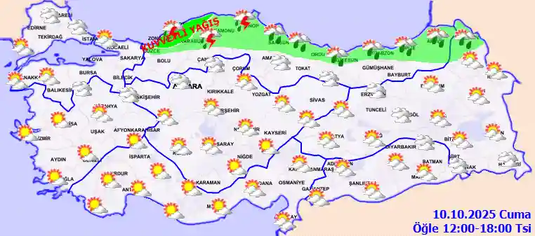 Hava durumu 11 Ekim 2025 Cumartesi günü hava nasıl olacak?