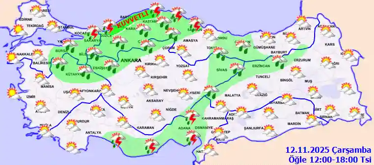 Hava durumu 13 Kasım 2025 Perşembe günü hava nasıl olacak?