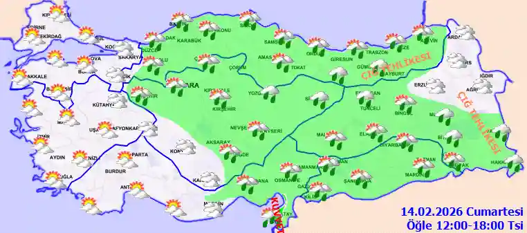Hava durumu 15 Şubat 2026 Pazar günü hava nasıl olacak?