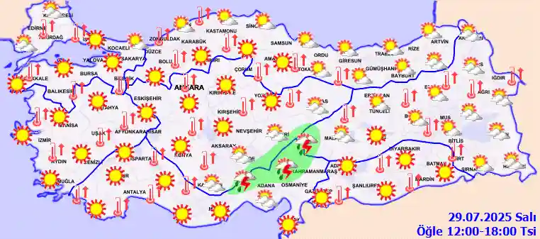 Hava durumu 30 Temmuz 2025 Çarşamba günü hava nasıl olacak?