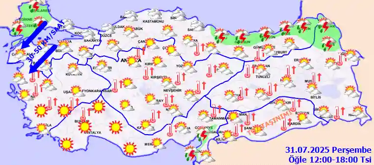 Hava durumu 1 Ağustos 2025 Cuma günü hava nasıl olacak?